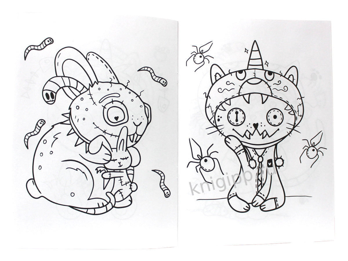 РАСКРАСКА А4 эконом. КРИПИ ЧИБИ