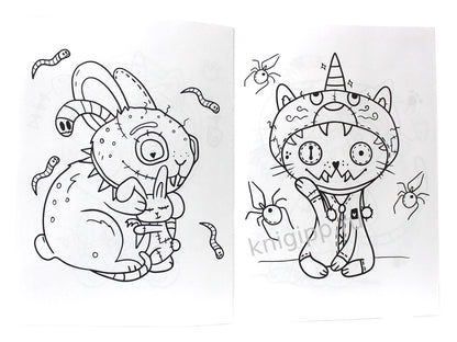 РАСКРАСКА А4 эконом. КРИПИ ЧИБИ