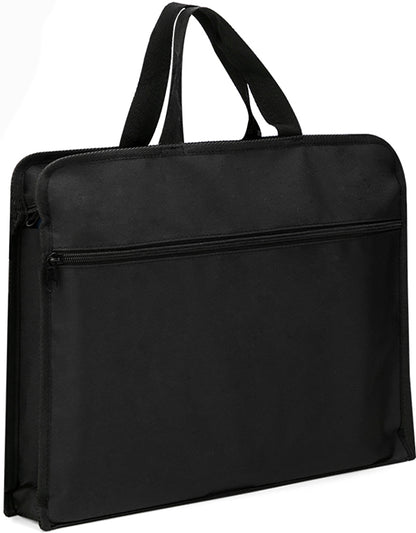 Портфель A4 текстиль черный,63753Black