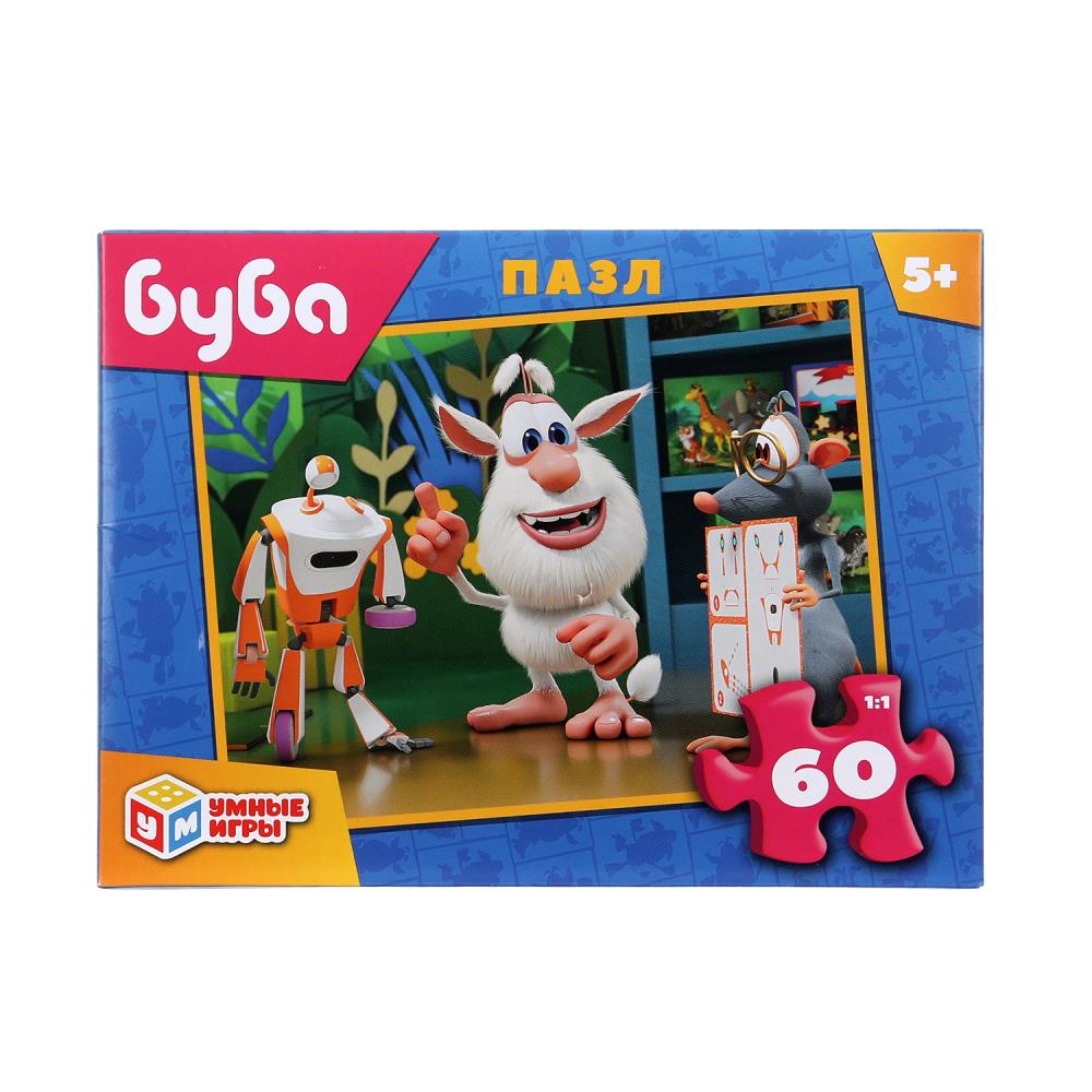 Буба. Пазлы классические в коробке. 60 деталей. 190х141х35 мм. Умные игры в кор.24шт