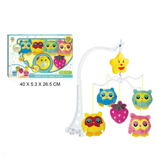 Погремушка муз. на подвеске 689-5 в кор. в кор.2*24шт