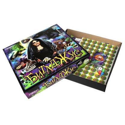 Битлджус. Настольная игра-квадрат. Премиум. 300х300х50 мм. Умные игры в кор.10шт