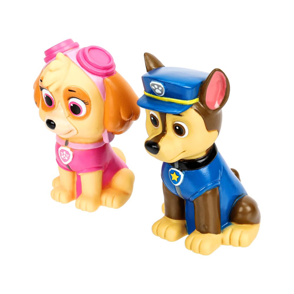 LXCHASE-SKY-DOGP-NW Игрушка для ванны Чейз и Скай 10 см Щенячий Патруль 2 шт. в сетке КАПИТОШКА в ко