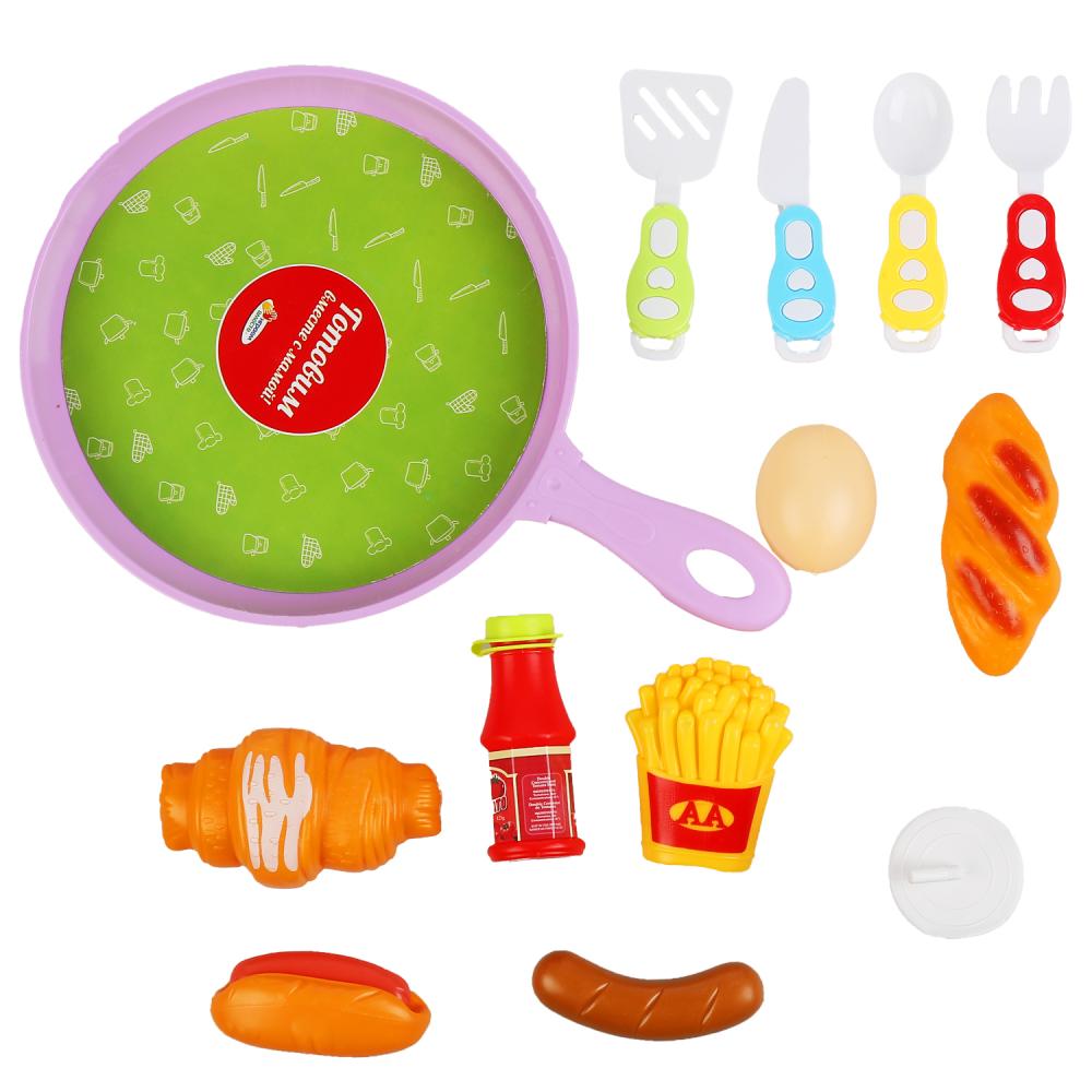 Набор фаст-фуд в пласт. ТМ "ИГРАЕМ ВМЕСТЕ" в кор.2*48шт