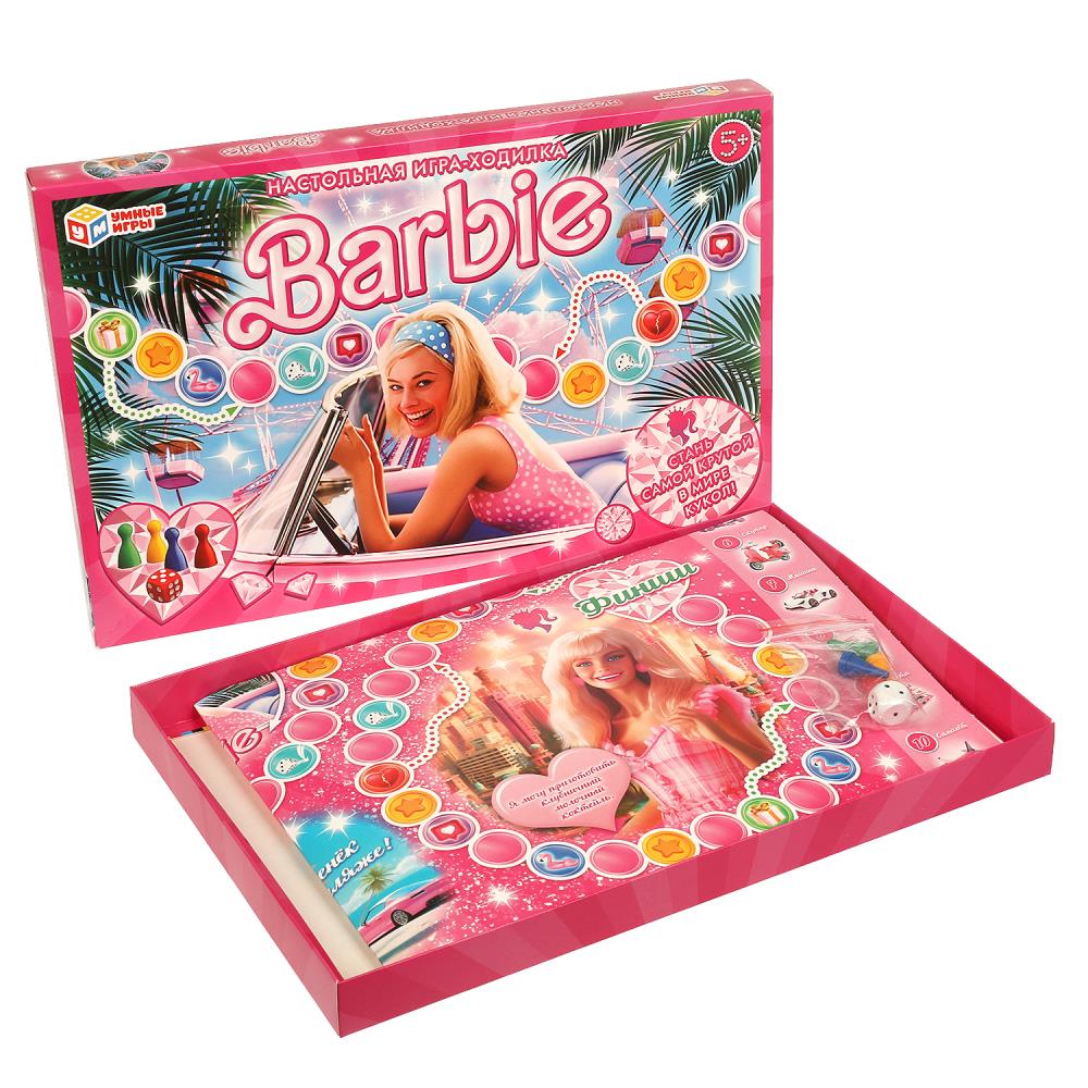 Barbie. Настольная игра-ходилка. 217х330х27 мм. Умные игры в кор.20шт
