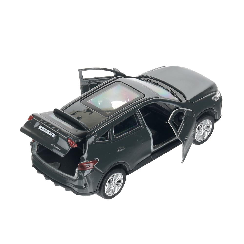 Машина металл haval f7 длина 12 см, инерц, двери, багаж, темно-серый, в кор. Технопарк в кор.2*36шт
