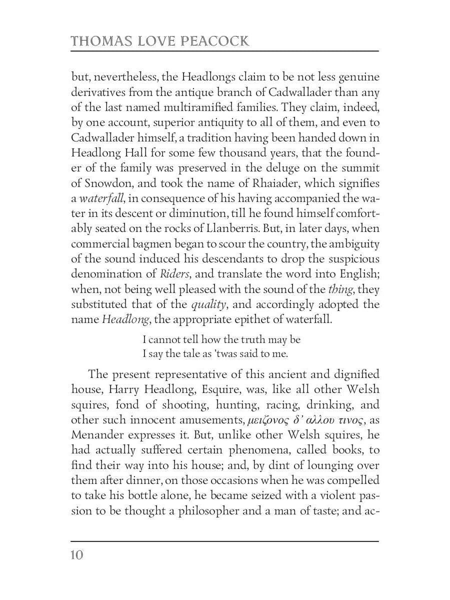 Headlong Hall = Безумный Дом: кн. на англ.яз