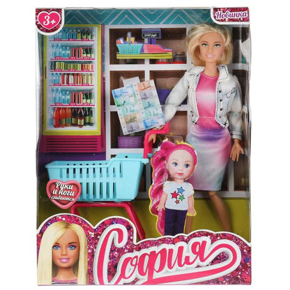 Кукла 29 см София, руки и ноги сгиб, в магазине, акс, кор КАРАПУЗ в кор.12шт