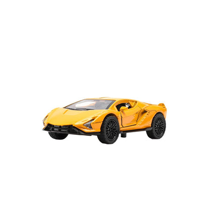 Технопарк. Модель "Lamborghini Sian" 12см, металл, инерц, двери, в кор. арт.2210C0142-R (240)