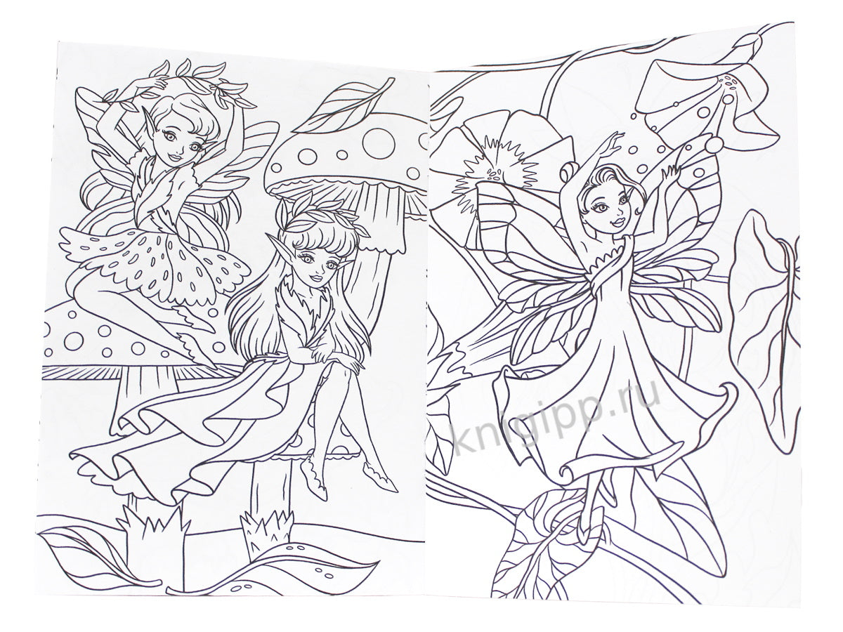 РАСКРАСКА А5 эконом. СКАЗОЧНЫЕ ФЕИ