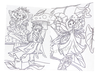 РАСКРАСКА А5 эконом. СКАЗОЧНЫЕ ФЕИ