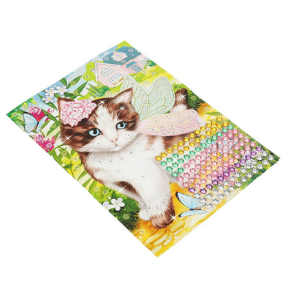 Аппликация стразами в пакете 15*21 см питомцы МУЛЬТИ АРТ в кор.100шт