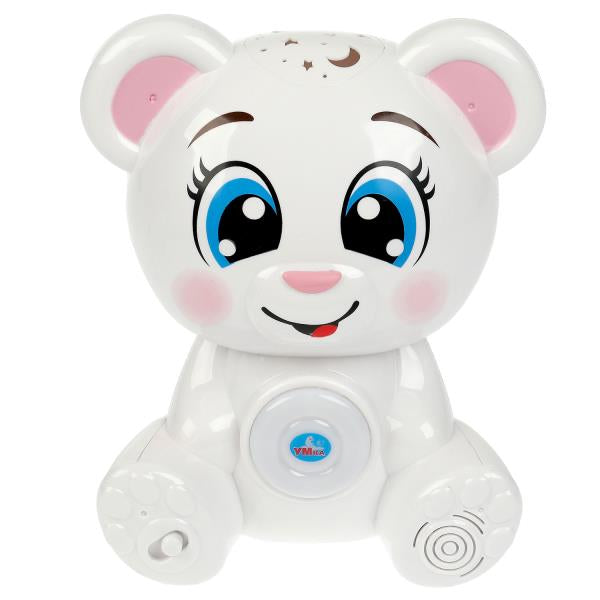 HT618-R (36) Музыкальный ночник с проектором мишка-сказочник. 50 колыбельных, сказок, звуков Умка в