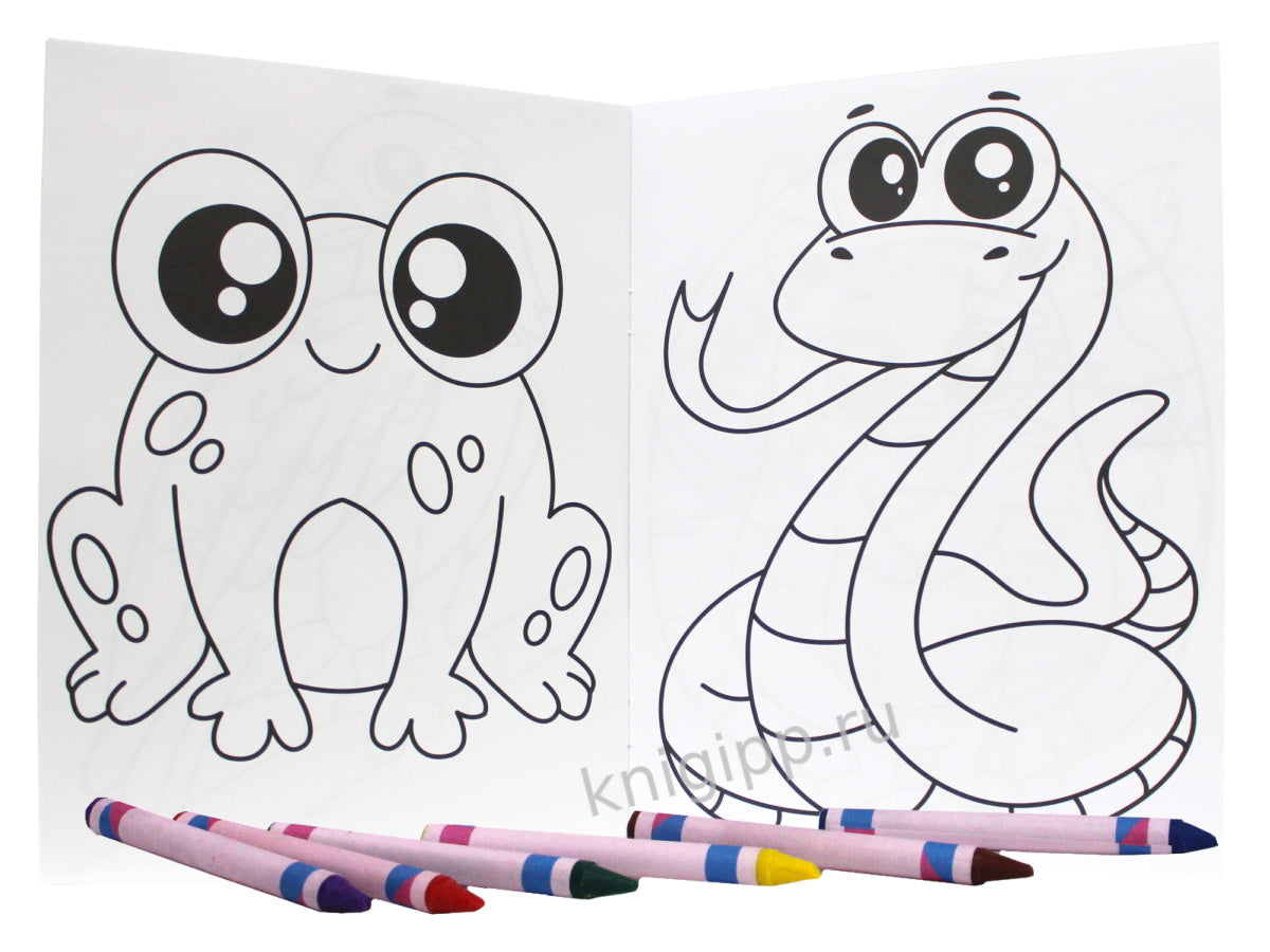 РАСКРАСКА С МЕЛКАМИ. ДИКИЕ ЖИВОТНЫЕ