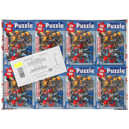 Трансформеры. Пазлы классические в коробке. Пазл 80 деталей. Умные игры в уп.16шт в кор.8уп