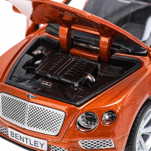Машина металл свет-звук bentley bentayga, 15,1 см, двери, капот, инерция Технопарк в кор.2*24шт