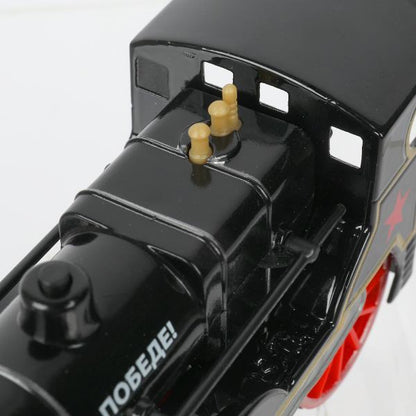 Машина металл светзвук паровоз, 15 см, инерц., кор. Технопарк в кор.2*24шт