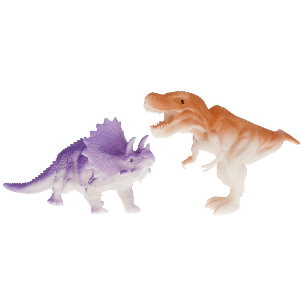 Jeu en plastique pour dinosaures. меняют цвет в воде. пак. с хэдером. ИГРАЕМ ВМЕСТЕ в кор.2*160шт