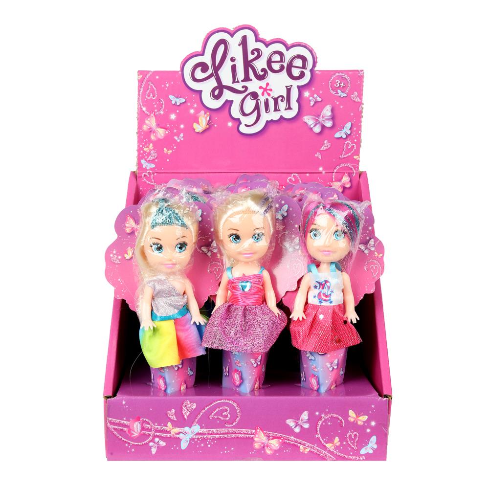 Fille de 12 cm, affichée LIKEE GIRL jusqu'à 9 pouces en cor.48