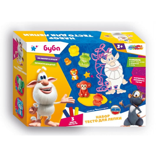 Набор для лепки БУБА лепим и играем, 24 см MultiArt в кор.8шт