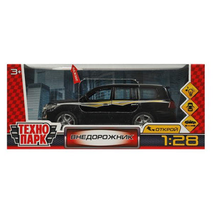 Machine en métal noir et blanc, 17,5 cm, double, inertie, noir, cor. ТЕХНОПАРК в кор.36шт