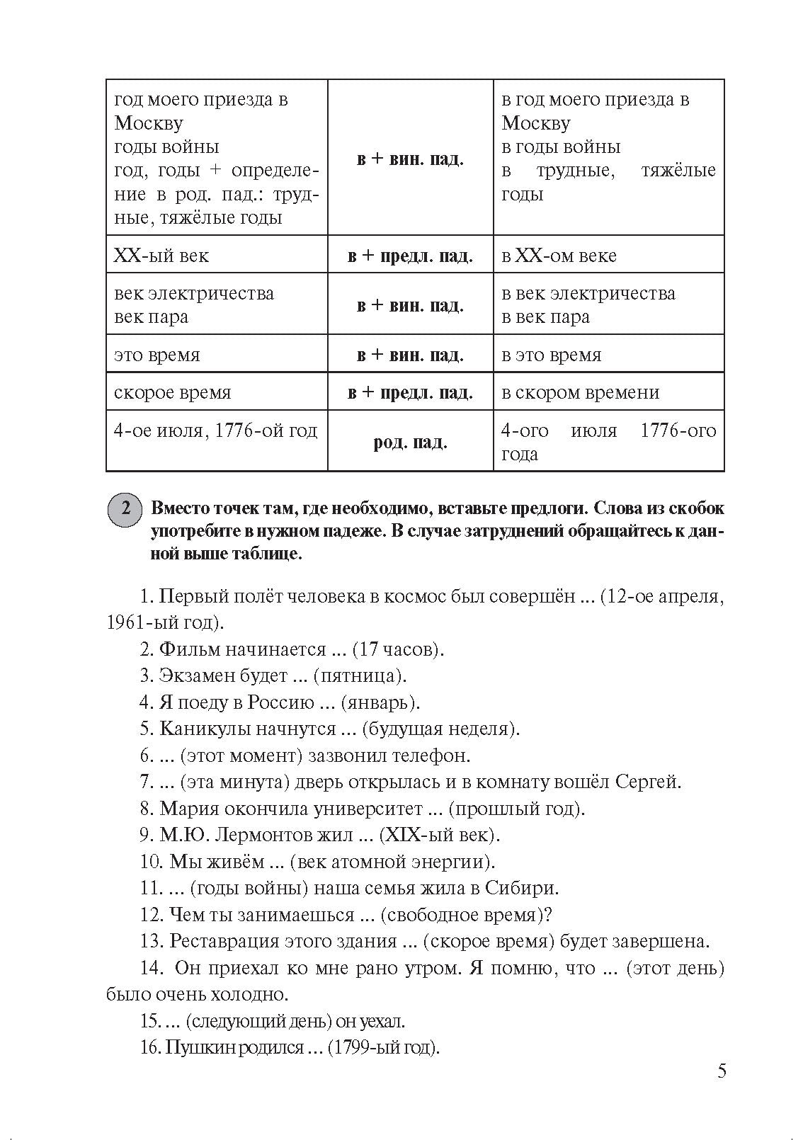 Трудные случаи русской грамматики: сборник упражнений по русскому языку как иностранному