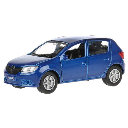 SB-17-61-RS-N(BU)-WB 283719 Машина металл RENAULT sandero, 12 см, двери, багаж., инерц. кор. Технопа