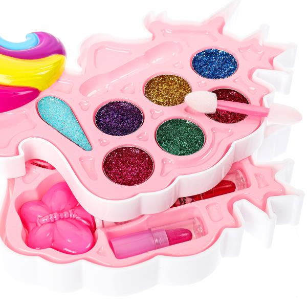 Косметика ДЛЯ ДЕВОЧЕК тени с блестками, помада, лак для ногтей, заколки МИЛАЯ ЛЕДИ в кор.2*36шт