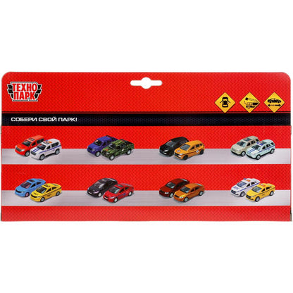 Машина металл СПЕЦТЕХНИКА СКОРАЯ 12 см+пожарная 12 см, открыв. двери, инерц. Технопарк в кор.2*12шт