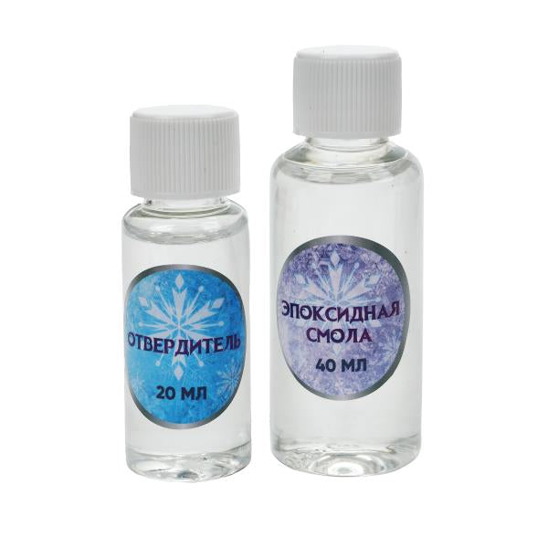 Набор для создания украшений с эпоксидной смолой снежная принцесса МУЛЬТИ АРТ в кор.40шт