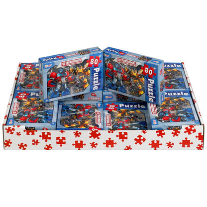 Трансформеры. Пазлы классические в коробке. Пазл 80 деталей. Умные игры в уп.16шт в кор.8уп