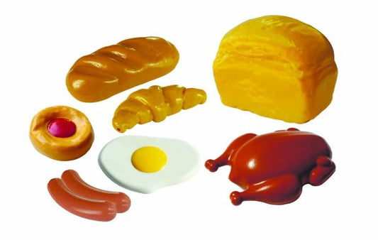Совтехстром.Набор "Продукты" арт. У549 (хлеб,батон,круассан,яичница,курица,сосиски) /10