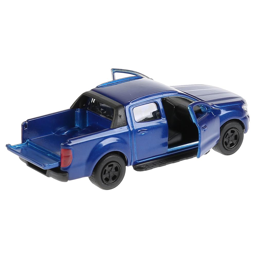 SB-18-09-FR-N(BU) 272085 Машина металл FORD ranger ПИКАП, 12 см, .дв., багаж., инерц., синий, кор.