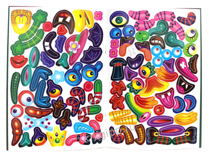 НАКЛЕЙКИ "СОБЕРИ СВОЕГО МОНСТРА" ВЕСЁЛЫЕ МОНСТРЫ