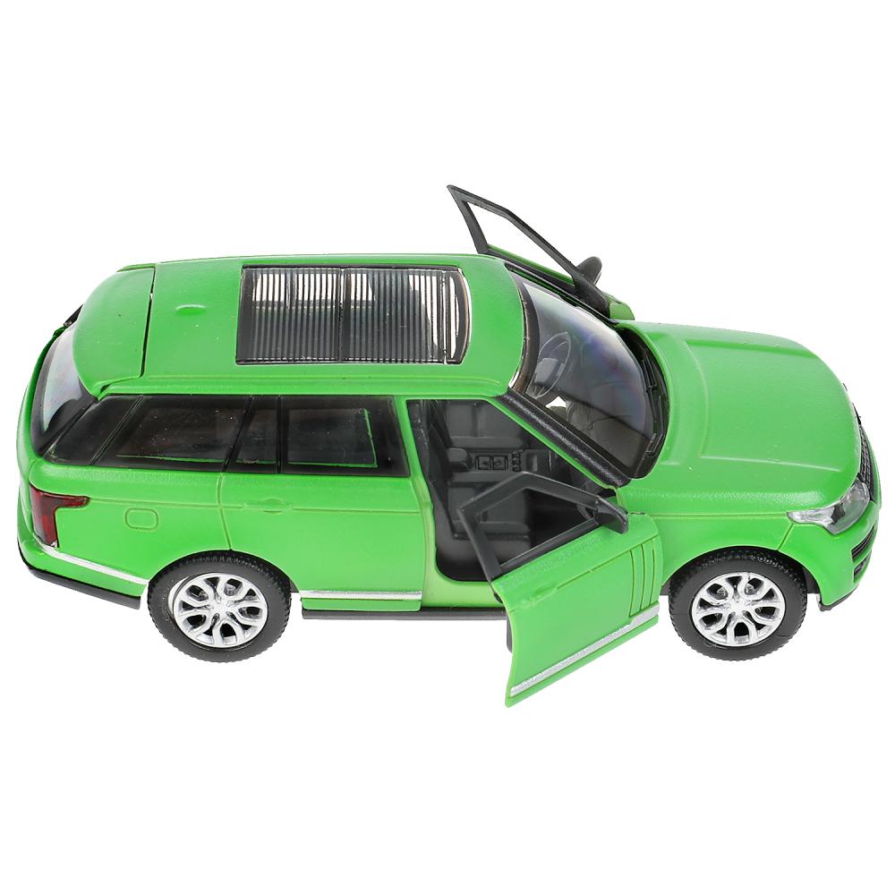 Машина металл RANGE ROVER VOGUE SOFT 12 см, двер, багаж, инер, зеленый, кор. Технопарк в кор.2*36шт