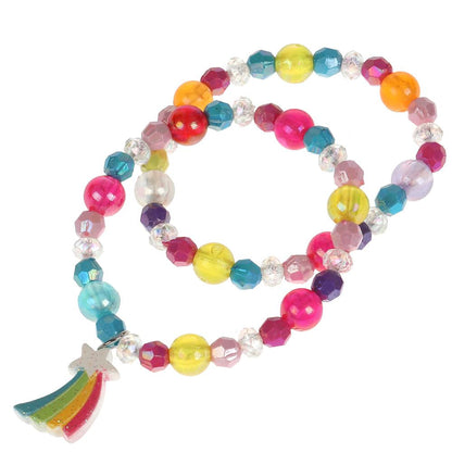 Аксессуары д/девочек СКАЗОЧНЫЙ ПАТРУЛЬ браслет радуга, 2шт в пак. МИЛАЯ ЛЕДИ уп-10шт в кор.100уп