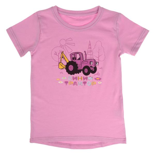 Футболка с левым рукавом СИНИЙ ТРАКТОР р-р 92 RIKI KIDS в кор.50шт