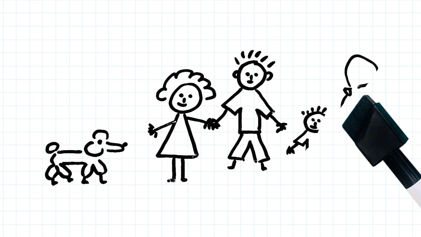 Планшет маркерно-меловой универсальный