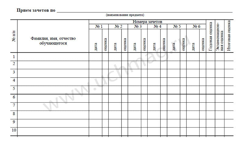 Классный журнал для вечер (сменного) общ.учрежд