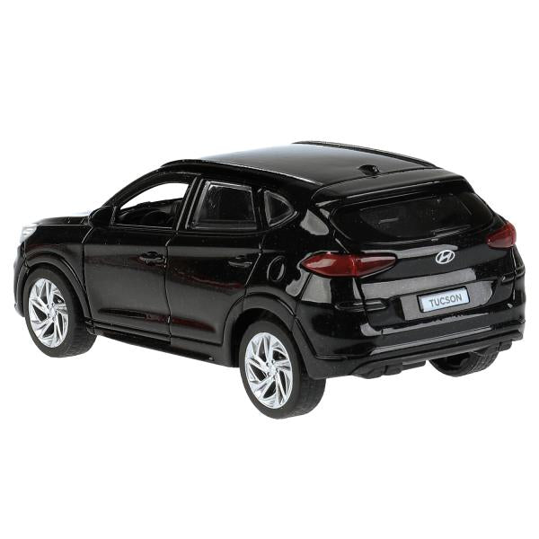 TUCSON-12-BK 325387 Машина металл HYUNDAI TUCSON длина 12 см, двери, багажник., инер, черный, кор. Техн