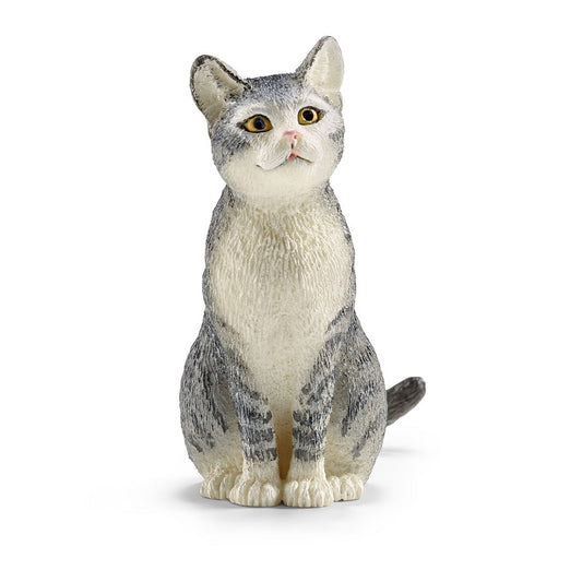 Schleich. Фигурка "Сидящая кошка" арт.13771
