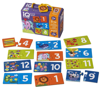 IQ игры для самых маленьких. Парочки. Посчитай сколько. 2+Запуск речи