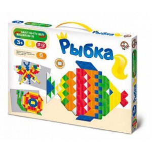 ДК.Мозаика магнитная "Рыбка" 312 эл art.01652