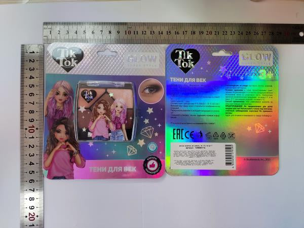 Косметика ДЛЯ ДЕВОЧЕК тени для век, 4,8г. TIK TOK GIRL en cor.6*24шт