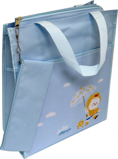 Сумка брезент 330x280x140 2отд ассорти,72619