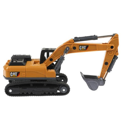 Modèle métallique ЭКСКАВАТОР licence chat 14 cm, подв. дет (ковш и корпус) - в кор.2*72шт