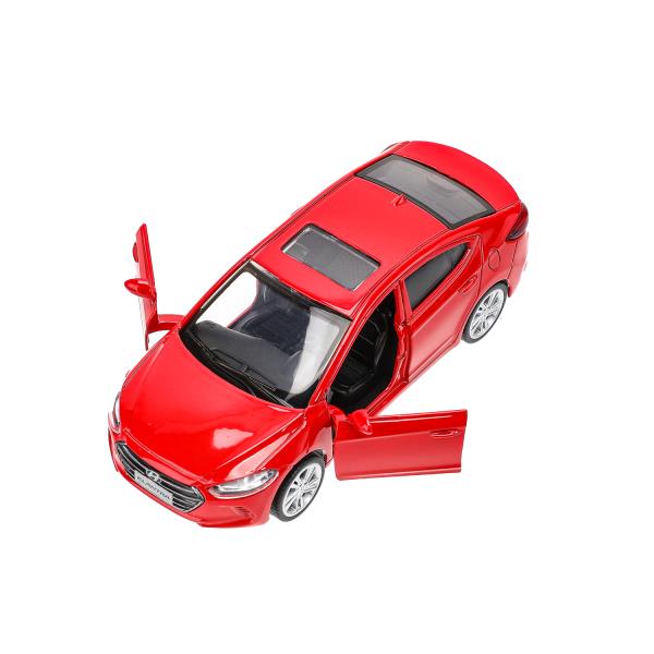 Машина металл HYUNDAI ELANTRA, 11,4 см, двери, инерция, кор. Технопарк в кор.2*48шт