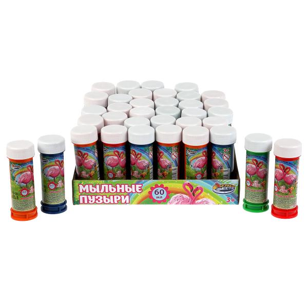 Мыльные пузыри flamingo 60ml ИГРАЕМ ВМЕСТЕ jusqu'à 36шт dans кор.6уп