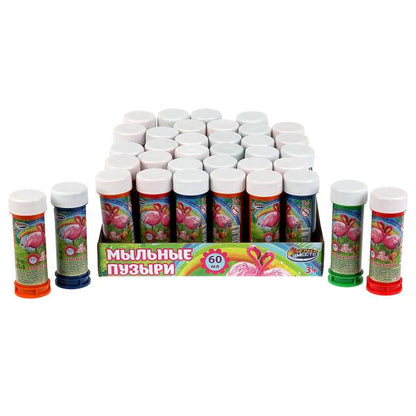 Мыльные пузыри flamingo 60ml ИГРАЕМ ВМЕСТЕ jusqu'à 36шт dans кор.6уп