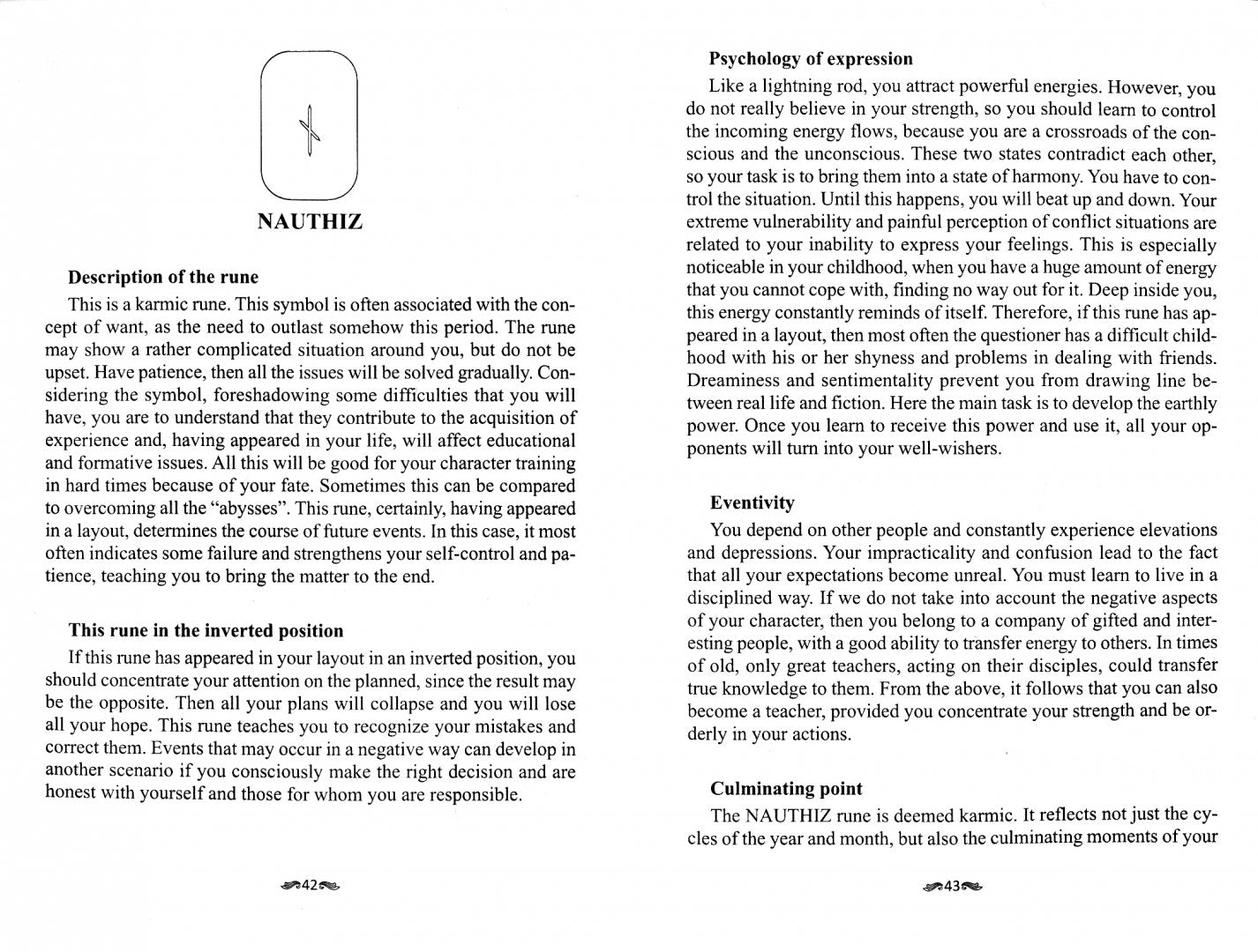 The Practical Course of the Runic Psychology